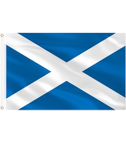 Vintage Scottish Flag M ビンテージ　国旗　スコットランド Amazon.com : Anley Fly Breeze 3x5 Foot Scotland Flag - Vivid Color